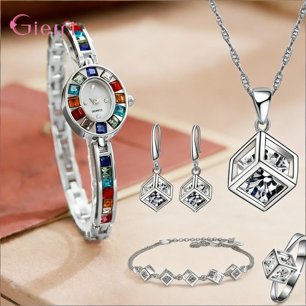 Best Jewelry Watches Women - Ensemble de bijoux en argent sterling