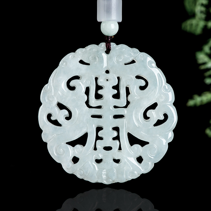 Jewelry & Watches Sp Z Oo Opinie - Collier pendentif dragon en jadéite birmane,