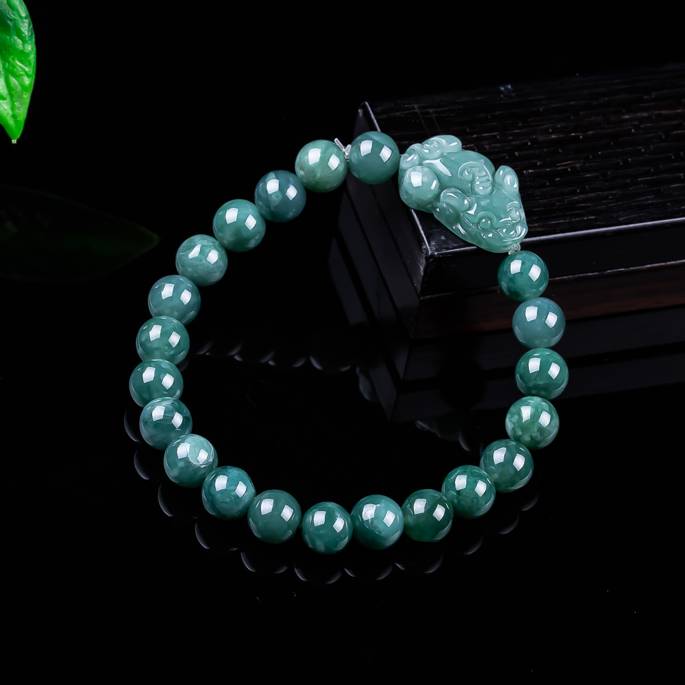 Jewelry & Watches Sp Z Oo Opinie - Bracelet Pixiu en jadéite birmane naturelle,