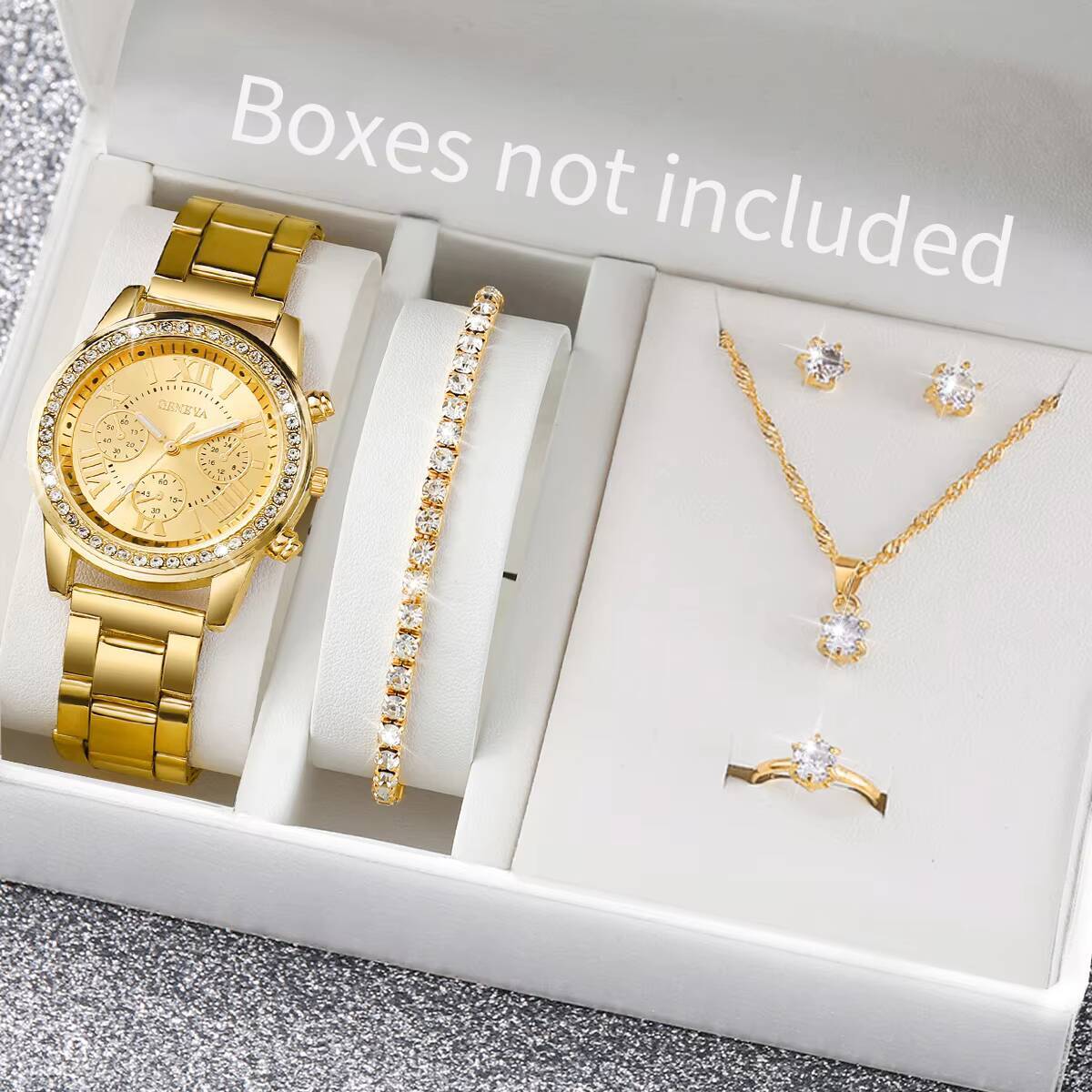 Jewels On Watches - Ensemble de 6 montres pour femmes,