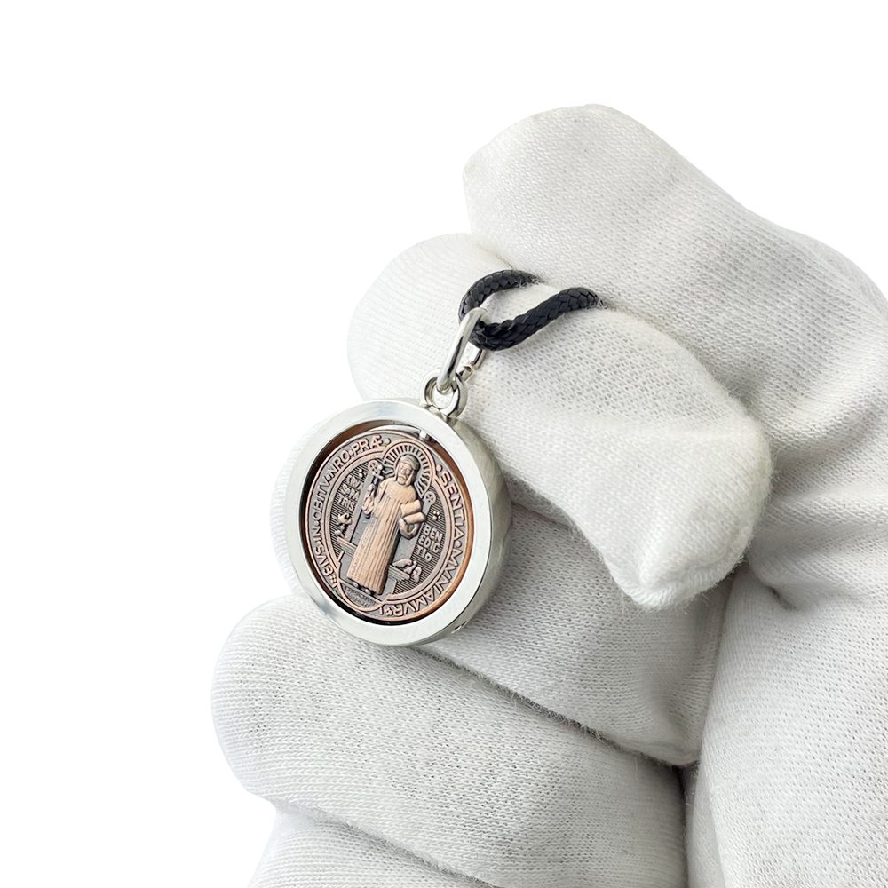 Jewelry & Watches Sp Z Oo Opinie - Nouveau collier médaille Saint Benoît, pendentif