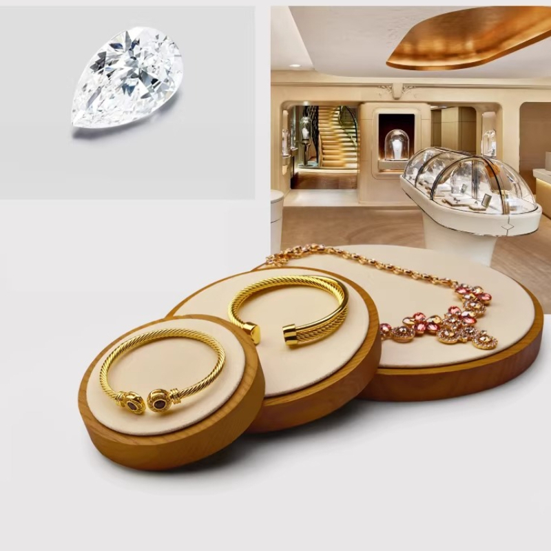 Jewelry Stores With Watches - Plateau de présentation en bois massif