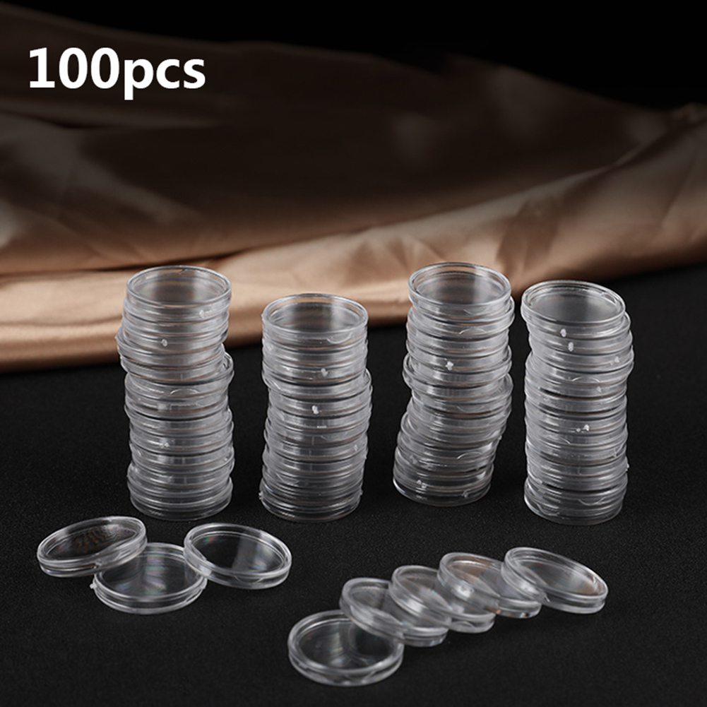 Collectors Coins Jewelry & Watches Of Smithtown Photos - 100 boîtes de rangement rondes en
