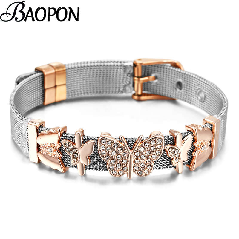 Best Jewelry Watches Women - Bracelets en maille d'acier inoxydable pour
