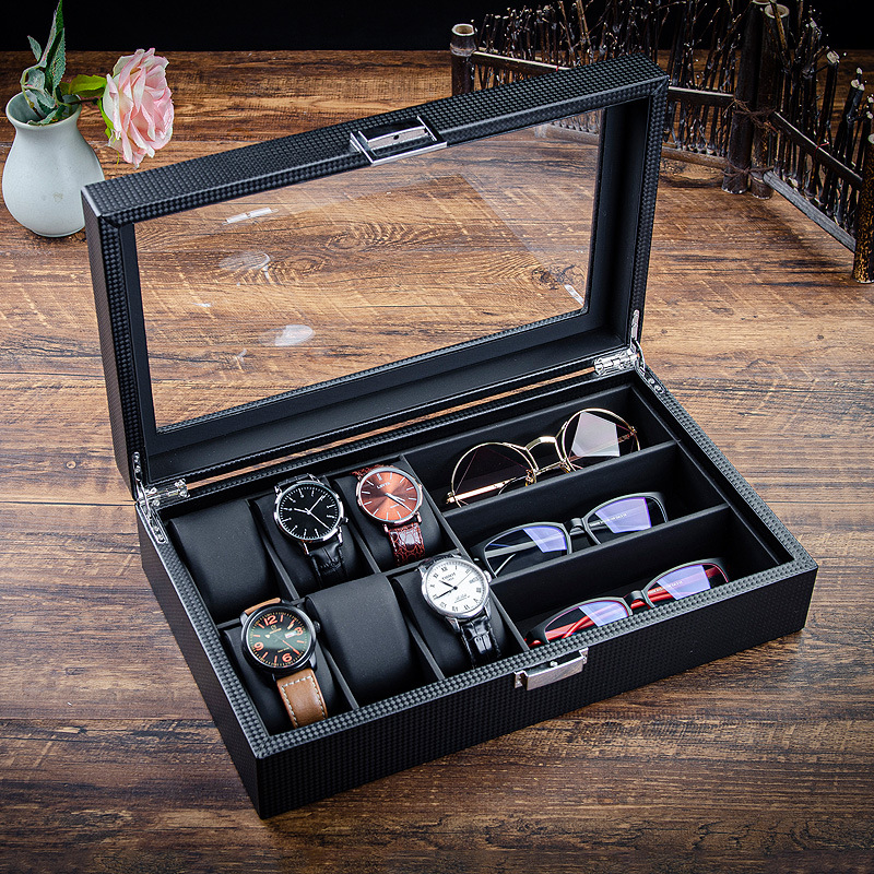 Best Jewelry Watches Women - Boîte de montre vitrine lunettes sac