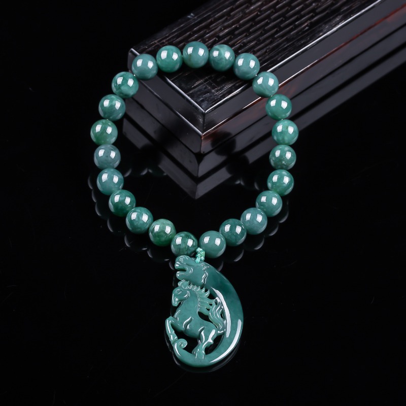 Bracelet en jadeite naturelle  - Jewelry & Watches Sp Z Oo Opinie avis et prix
