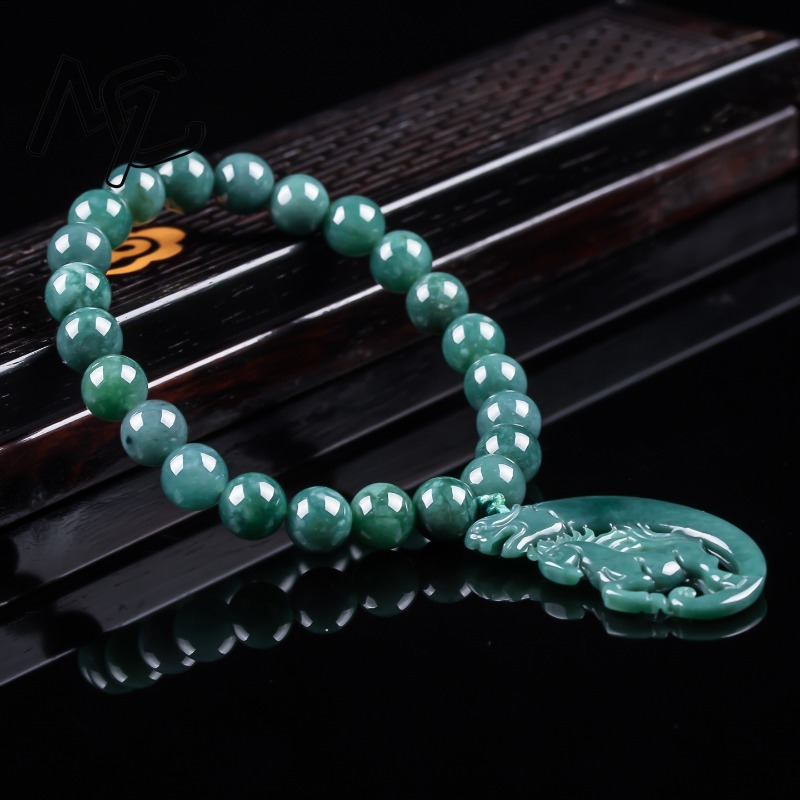 Bracelet en jadeite naturelle  - Jewelry & Watches Sp Z Oo Opinie avis et prix