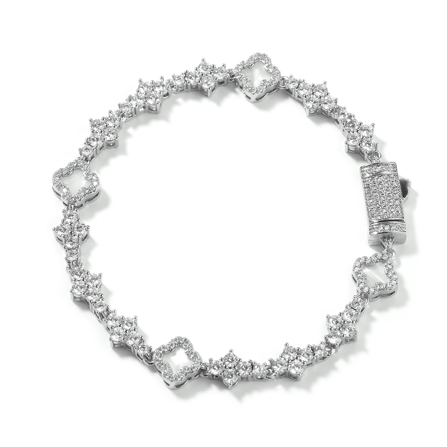 TBTK Bracelet à breloques trèf - Tennis Bracelet Cubic avis et prix