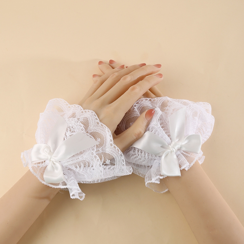 Manchettes en dentelle avec nœ - Cuff Bangle Bracelet avis et prix