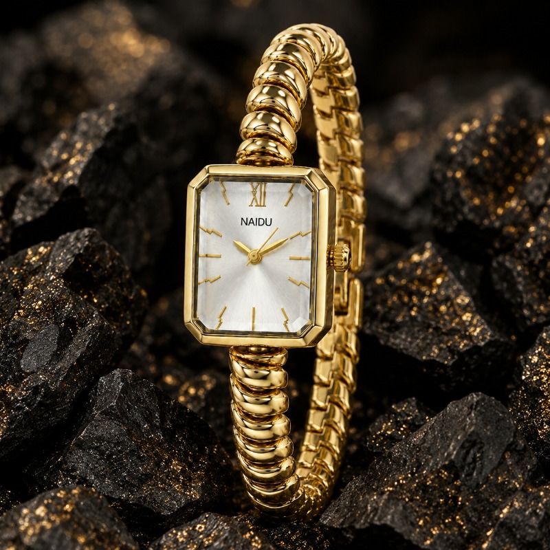 Montre NAIDU en or pour femmes - Jewelry Watches For Ladies avis et prix