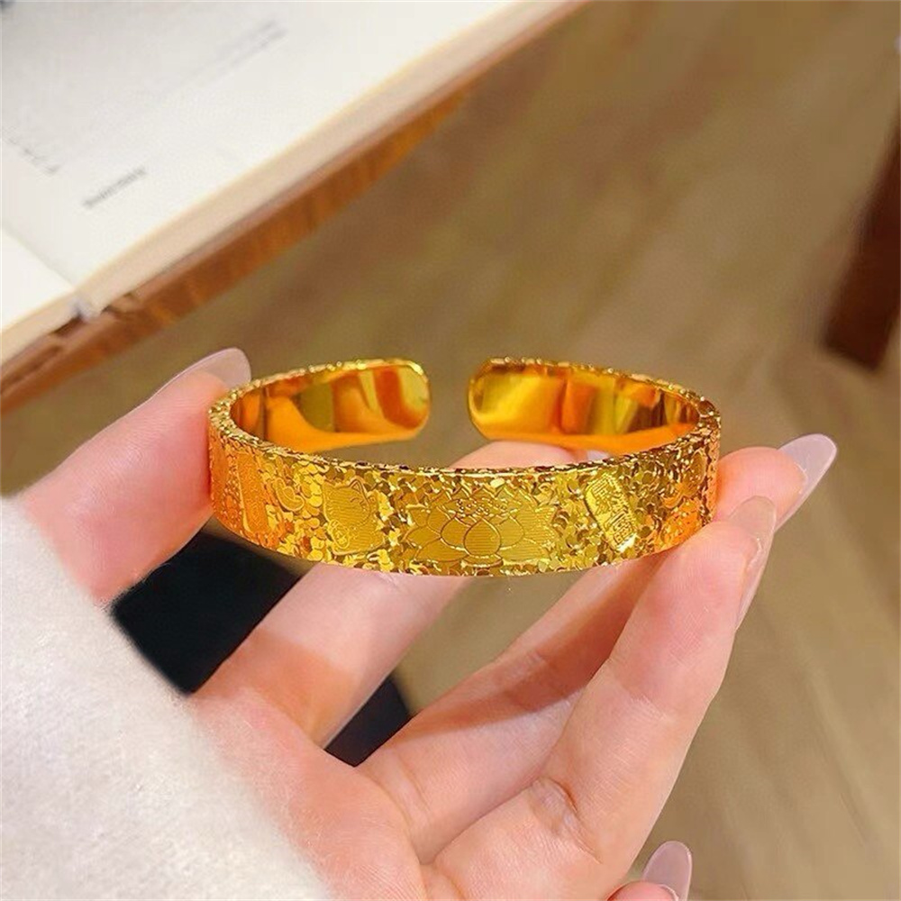 Bracelet manchette ouverte uni - Cuff Bangle Bracelet avis et prix