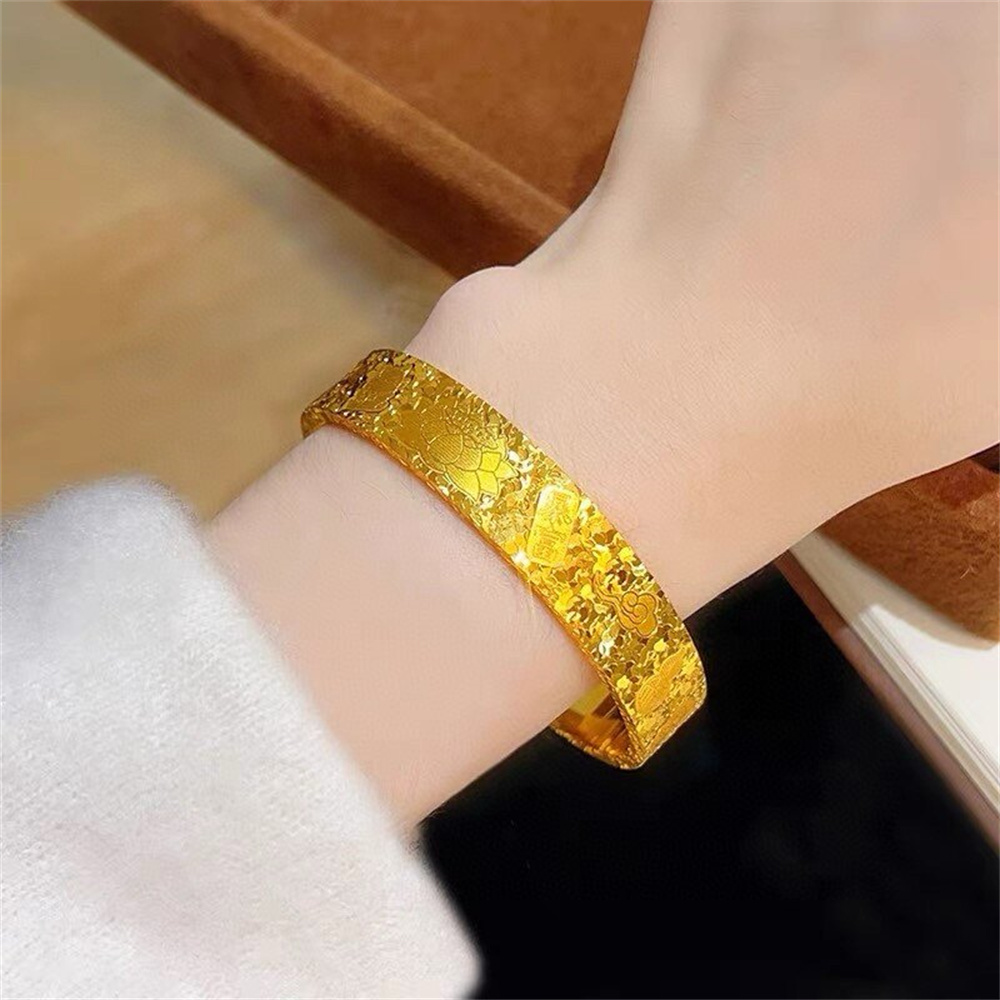 Bracelet manchette ouverte uni - Cuff Bangle Bracelet avis et prix