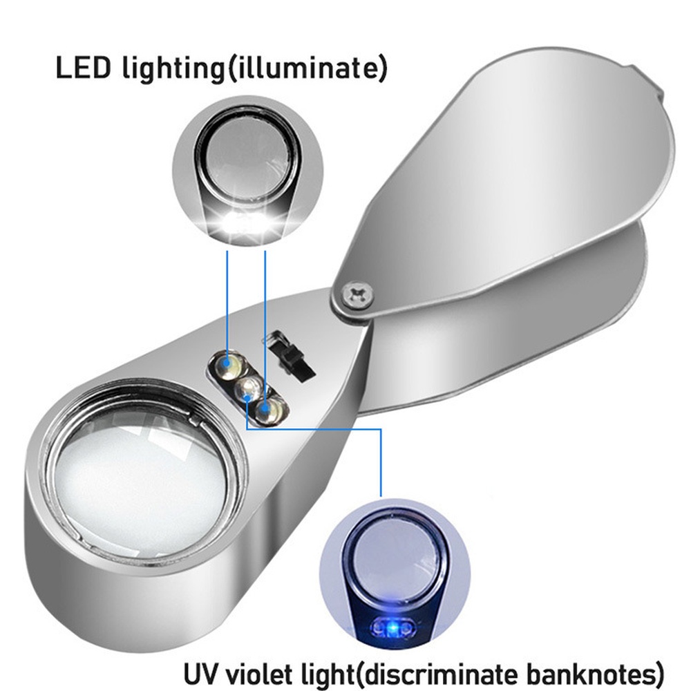 Loupe pliante à LED haute clar - Collectors Coins Jewelry & Watches Of Smithtown Photos avis et prix