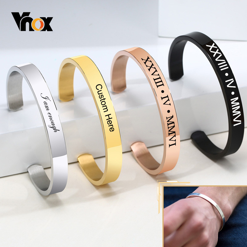 Vnox – Bracelet classique de b - Cuff Bangle Bracelet avis et prix