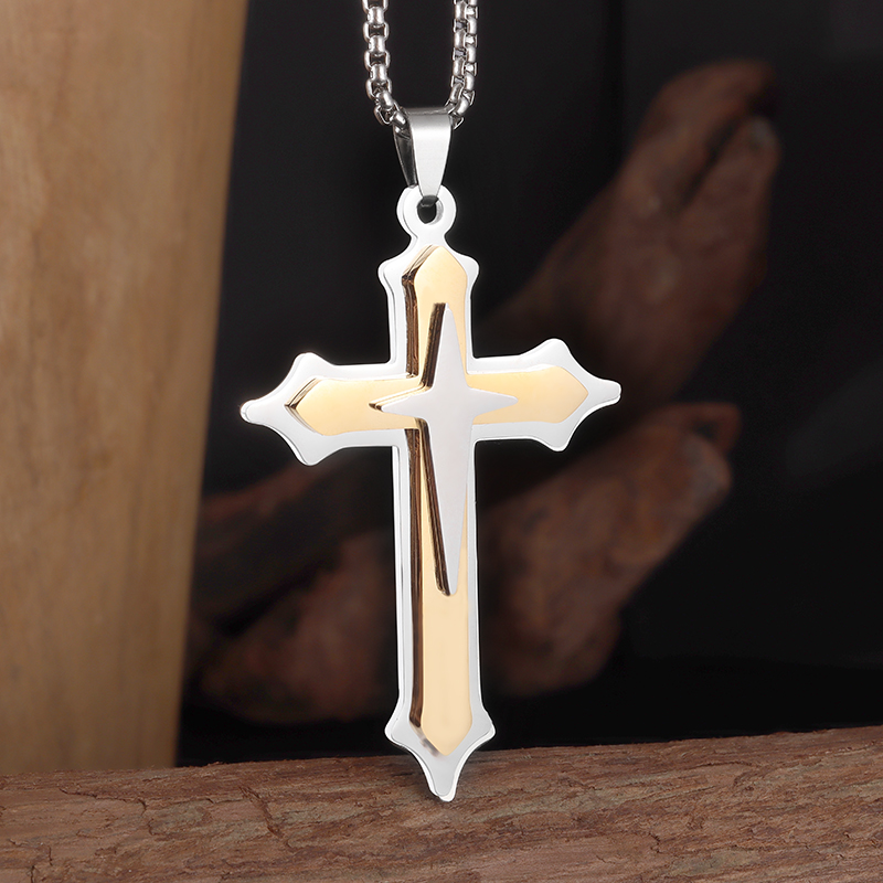 Collier pendentif croix étoile - Al Ain Jewelry & Watches Exhibition 2025 avis et prix