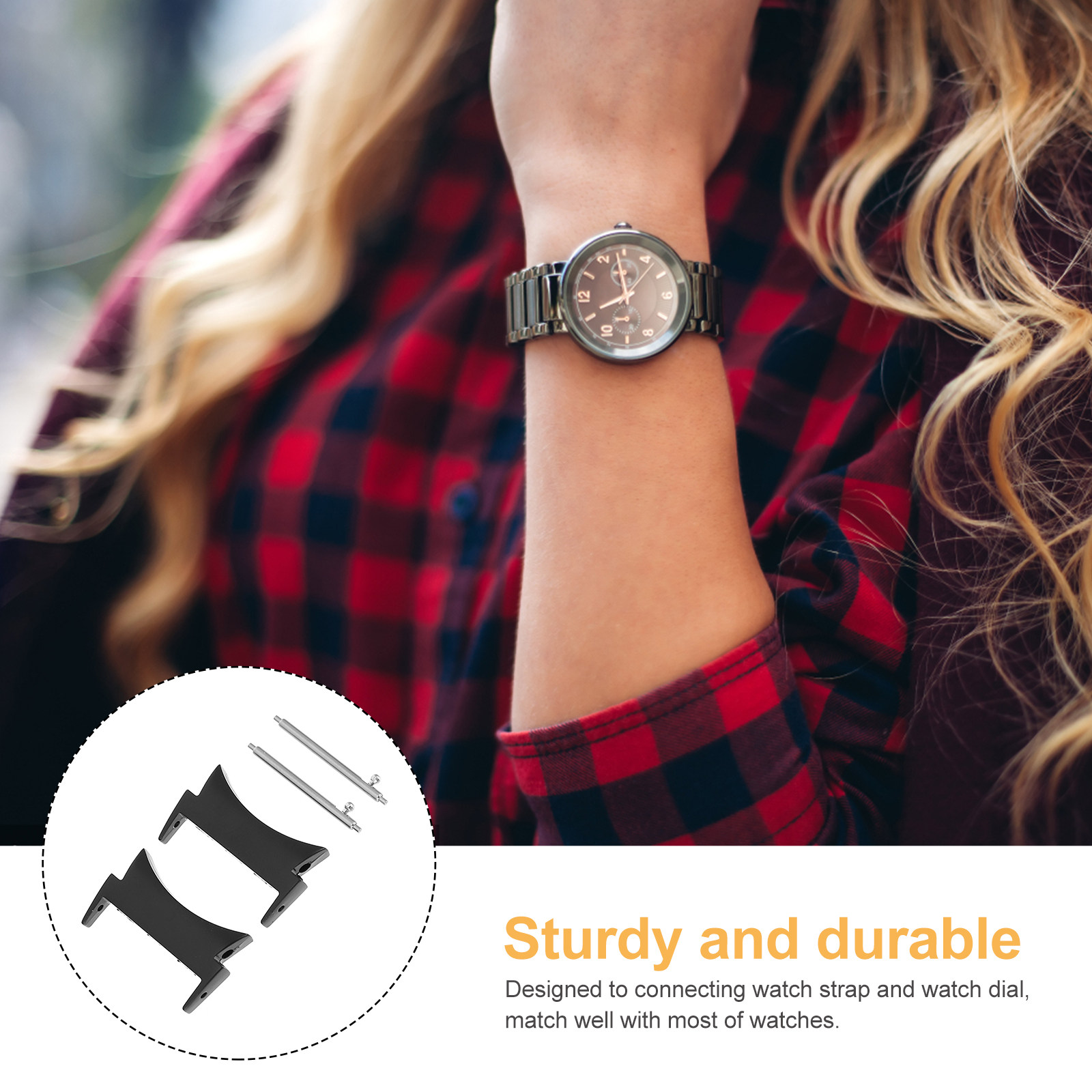 1 paire de connecteurs de brac - Watch Strap Replacement avis et prix
