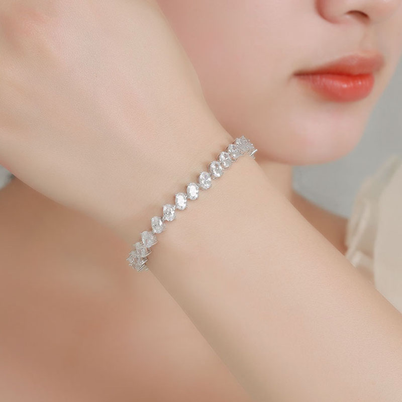 Bracelet de Tennis en Argent P - Tennis Bracelet Cubic avis et prix