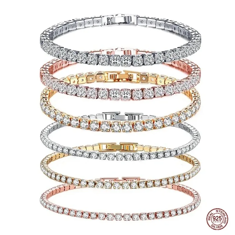 Bracelet de tennis en argent r - Tennis Bracelet Cubic avis et prix
