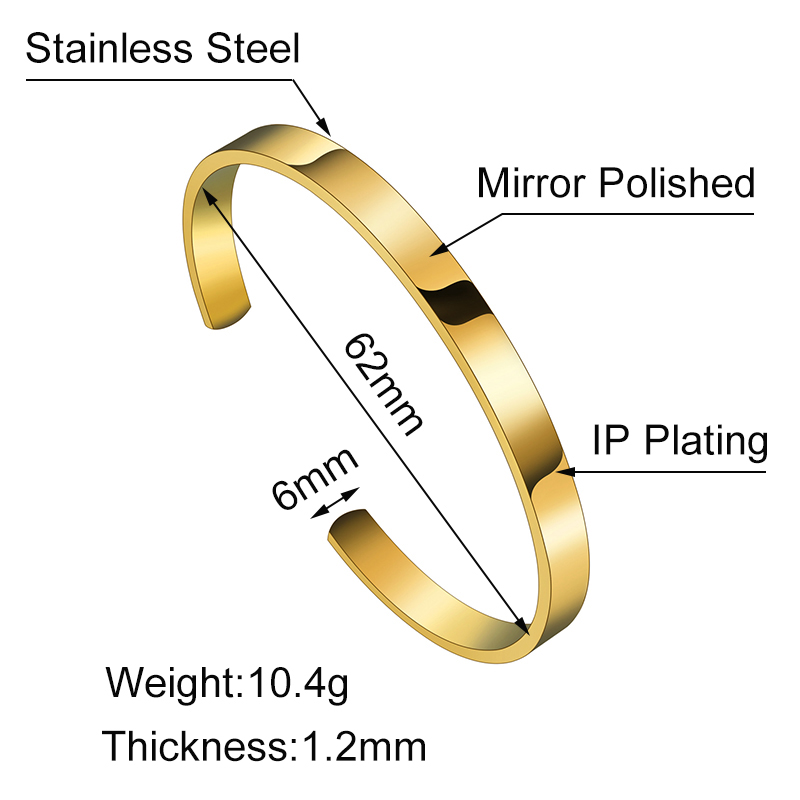 Bracelets personnalisés gravés - Cuff Bangle Bracelet avis et prix