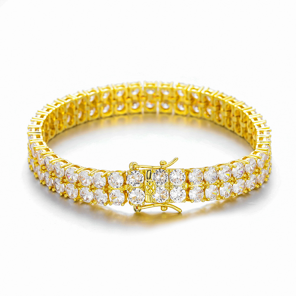 Bracelet chaînes de Tennis à 2 - Tennis Bracelet Cubic avis et prix