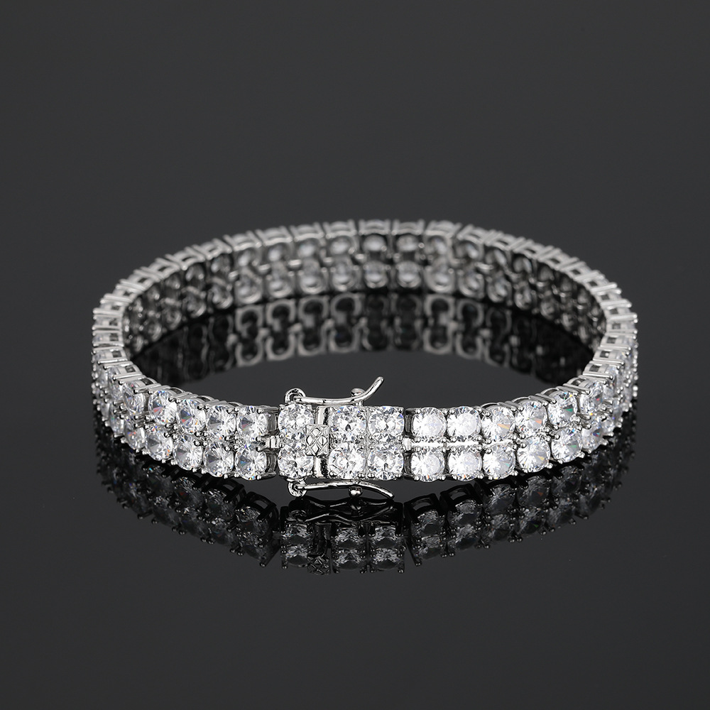 Bracelet chaînes de Tennis à 2 - Tennis Bracelet Cubic avis et prix