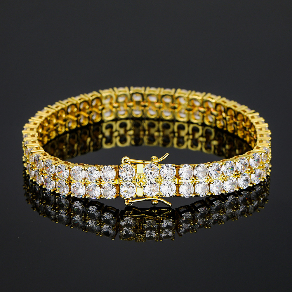 Bracelet chaînes de Tennis à 2 - Tennis Bracelet Cubic avis et prix