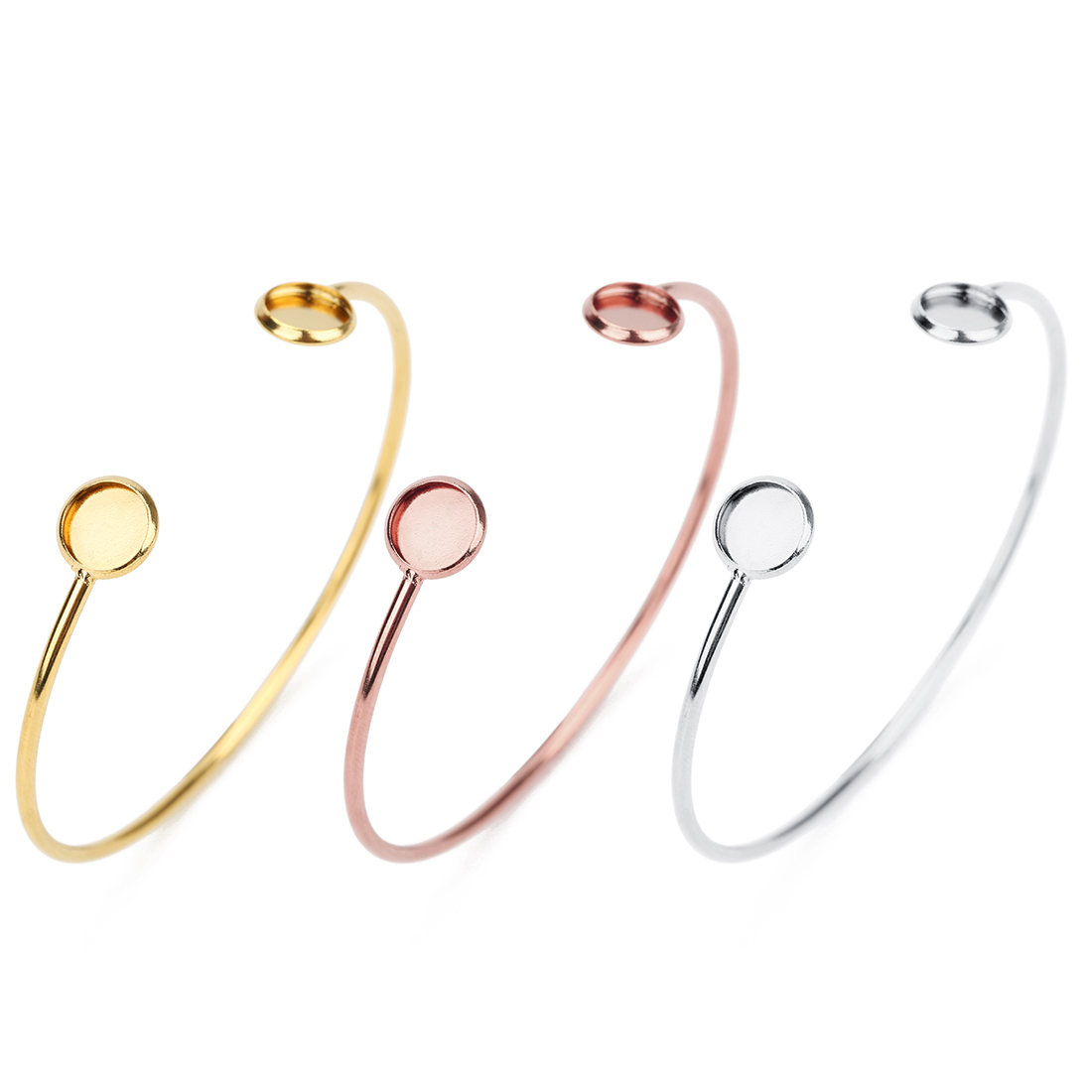 Base de Bracelet en acier inox - Cuff Bangle Bracelet avis et prix