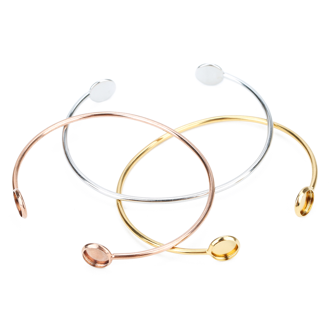 Base de Bracelet en acier inox - Cuff Bangle Bracelet avis et prix