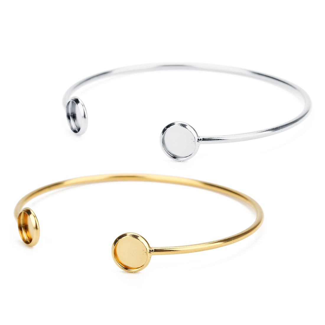 Base de Bracelet en acier inox - Cuff Bangle Bracelet avis et prix