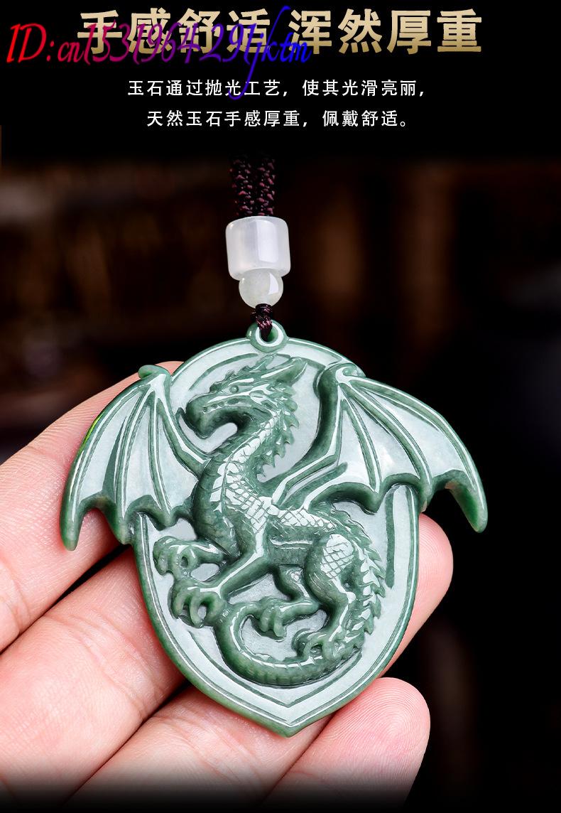 Collier pendentif Dragon en ja - Jewelry & Watches Sp Z Oo Opinie avis et prix
