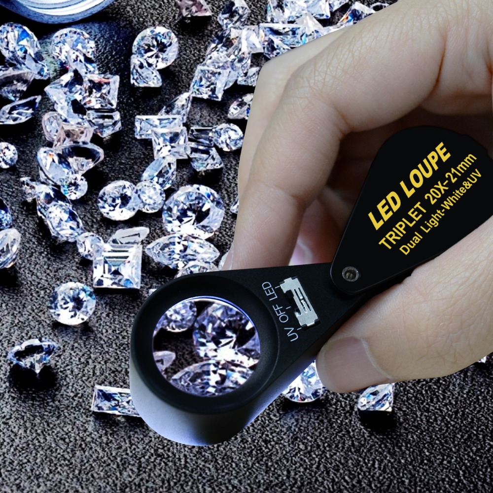 Loupe à bijoux 20x 21mm, doubl - Collectors Coins Jewelry & Watches Of Smithtown Photos avis et prix