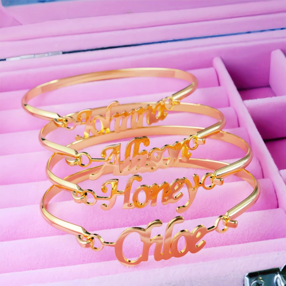 Bracelets personnalisés avec n - Cuff Bangle Bracelet avis et prix