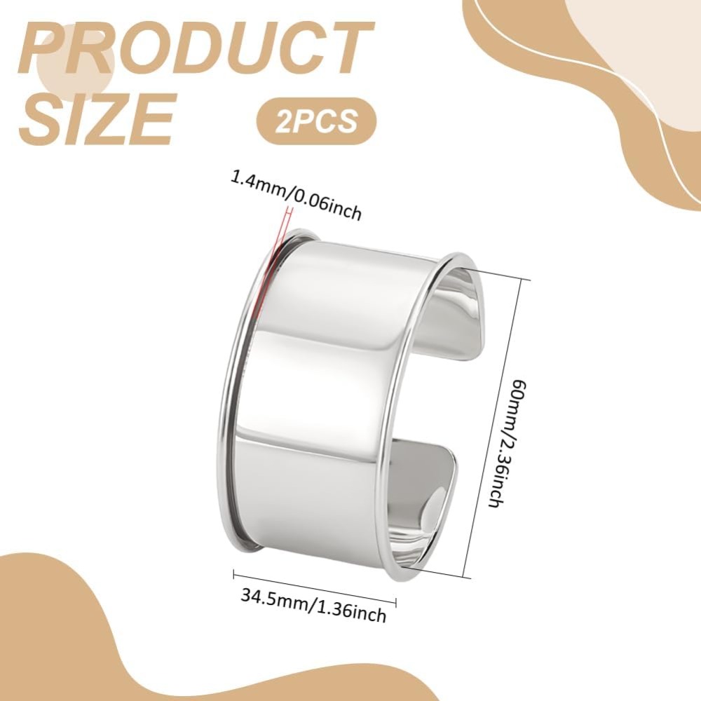 Bracelets rainurés en platine, - Cuff Bangle Bracelet avis et prix